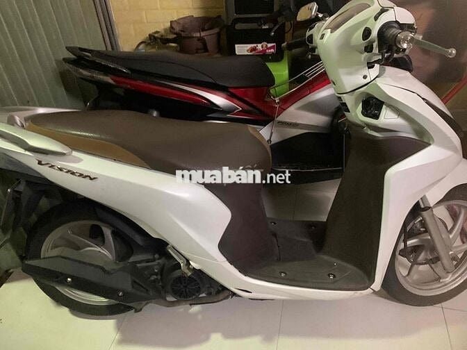 Vision 110 2019 phiên bản cao cấp trắng nâu đen