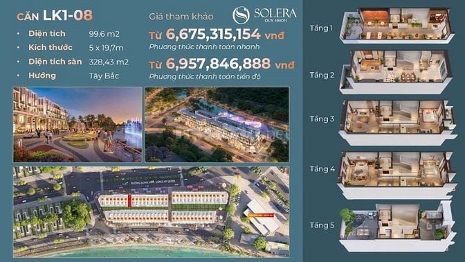 Solera Quy Nhơn – Dòng shophouse hiếm hoi sắp hết hàng!