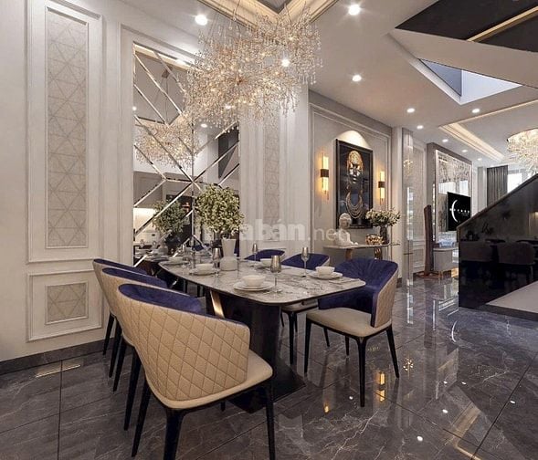 Bán biệt thự khu Kiều Đàm 15 x 27m, 3 tầng 56,9 tỷ diện tích đất 405 m