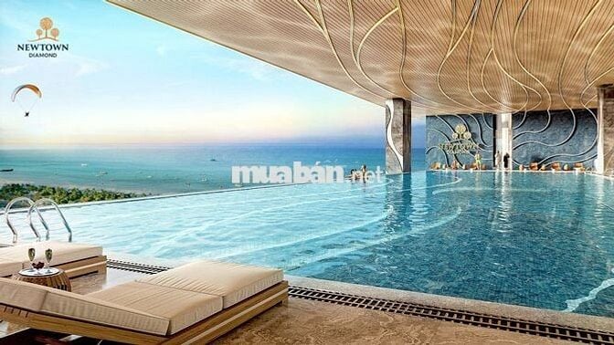 Căn hộ view Biển, dt 81m2, 2PN-2Vs, sổ sở hữu lâu dài, Giá 56tr/m2