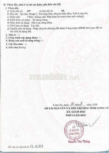 đất 2 mặt tiền hẻm xe tải thông từ ĐT 822 ra ĐT 825. hẻm 7m