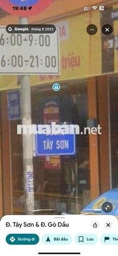 BÁN NHÀ 2 MẶT TIỀN TÂY SƠN 50m2, KO LG , GIÁ NHỈNH 6 TỶ