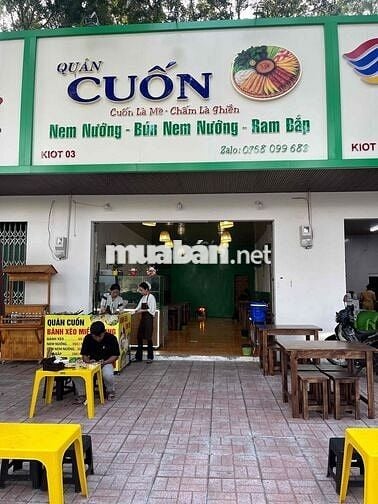 SANG QUÁN KIOS TRONG TRƯỜNG ĐH NÔNG LÂM TP.HCM  Giá 180Tr