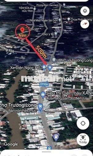 BÁN THỬA ĐẤT 1.419M² GẦN CHỢ&UBND XÃ TRƯỜNG LONG, PHONG ĐIỀN, CẦN THƠ