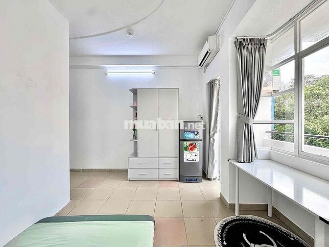 💥Mới xây CH Studio Bancol - Full Nt - Cực Thoáng Mát-Gần chợ Bà Chiểu