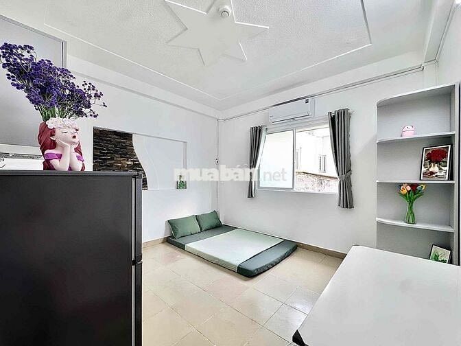 💥Mới xây CH Studio Bancol - Full Nt - Cực Thoáng Mát-Gần chợ Bà Chiểu