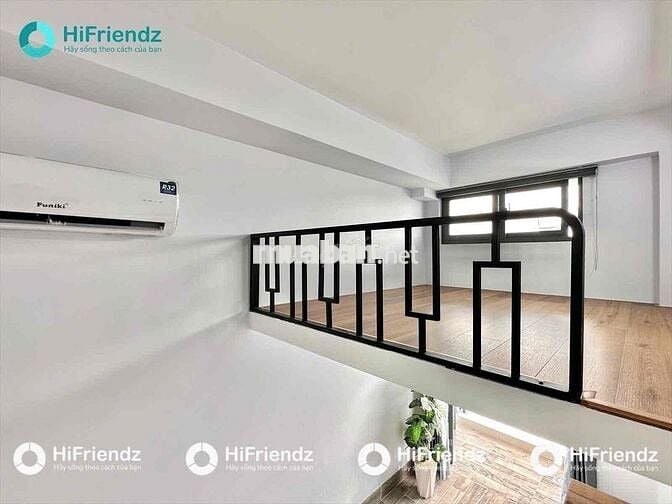 PHÒNG GÁC BANCOL MỚI GIÁ RẺ-25M2-MÁY LẠNH-THANG MÁY-CẦU VƯỢT GÒ MÂY🔥