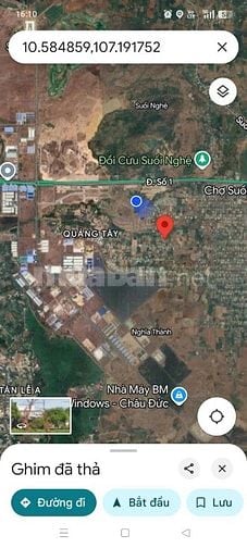 Bán đất nghĩa Thành Châu Đức. Gần sát KCN Châu Đức