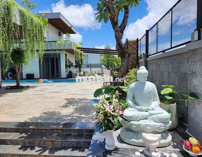 Cho Thuê Căn Vila 1200m2 6PN Thiết kế hiện đại hồ bơi sân vườn.