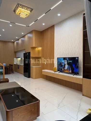 BÁN NHÀ 3 TẦNG X 90M ĐƯỜNG NƠ TRANG LONG - HOÀ CƯỜNG - FULL NỘI THẤT -