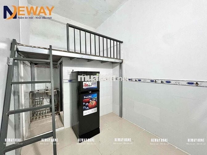 PHÒNG TRỌ GÁC CAO FULL NỘI THẤT GIÁ RẺ CÁCH DH CÔNG THƯƠNG 2P ĐI BỘ