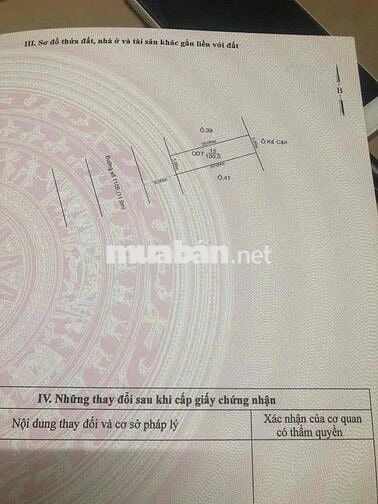 bán lô đất tại đường 110B khu tái định cư Phú Chánh C, phường Phú