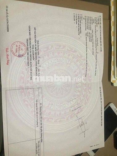 bán lô đất tại đường 110B khu tái định cư Phú Chánh C, phường Phú