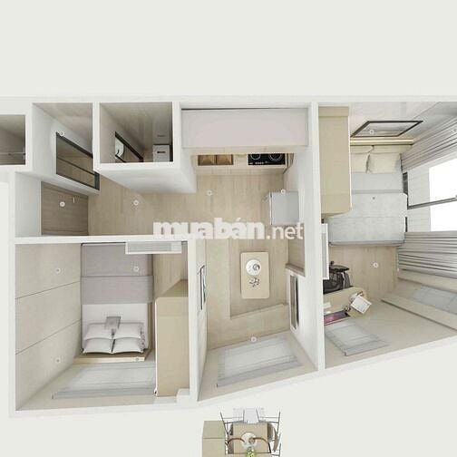 CĂN HỘ 2 PHÒNG NGỦ RIÊNG BIỆT CÓ THANG MÁY