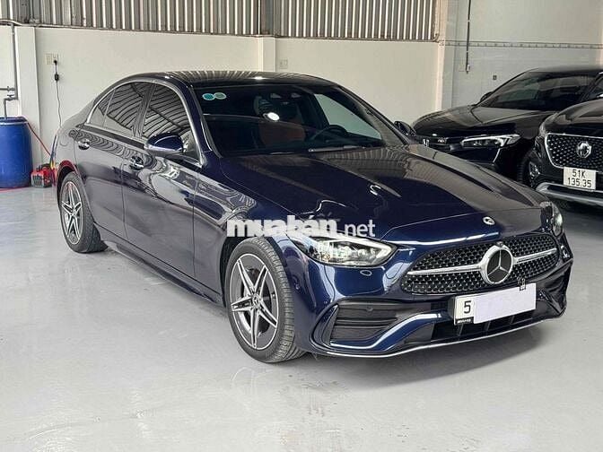 Mecerdes C300 AMG 2022 Xanh, Lướt 8.000 Km