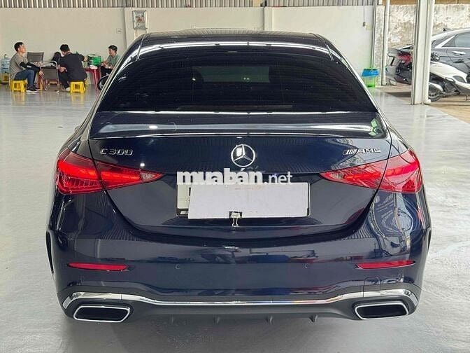 Mecerdes C300 AMG 2022 Xanh, Lướt 8.000 Km