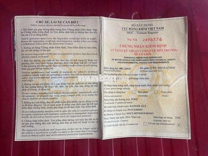 Ford Ranger 2015 XLS 2.2L 4x2 AT - 160000 km