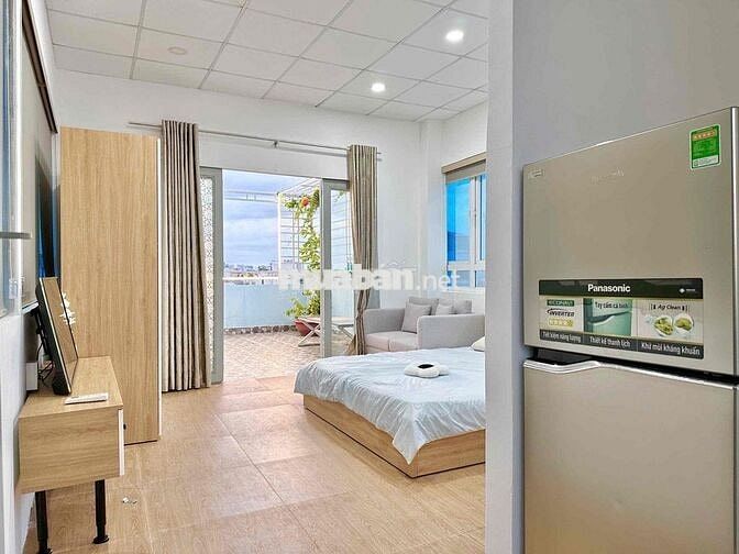 Cho Thuê Căn Hộ 1pn Tách Bếp Ban Công Lớn Thang Máy Full NT Ngay Q10