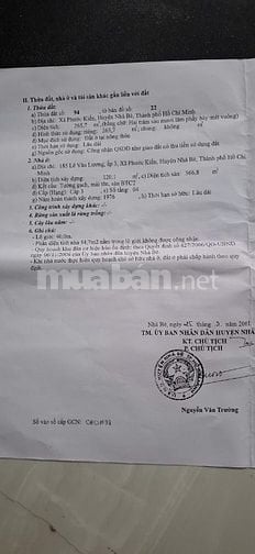 Nhà mặt tiền đường Lê Văn lương phước kiểng nhà bè 