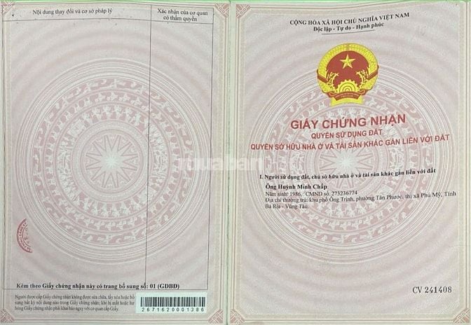 chính chủ bán 2 căn liền kề ngay chợ ông trịnh gia 4ty200 triêu 