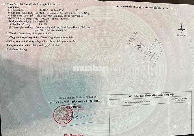 Hàng hiếm mặt tiền Đỗ Năng Tế gần Hồ Tùng Mậu 100m