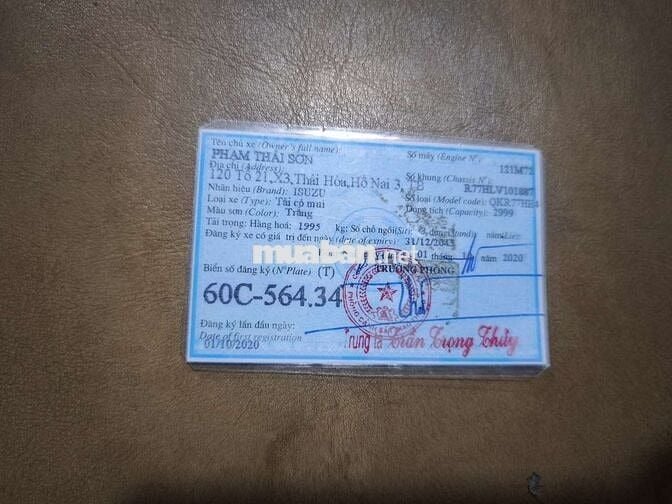 2020 Tôi không rõ - 190000 km