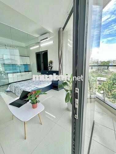 🏡 1PN TÁCH BẾP CỬA KÍNH CÓ BANCOL RỘNG - NGÔ ĐỨC KẾ BT