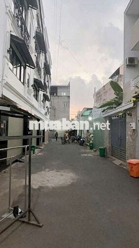 NHÀ 4 TẦNG TÔ NGỌC VÂN -P THẠNH XUÂN -Q12-HẺM6M-dt64m2(4×16m2)