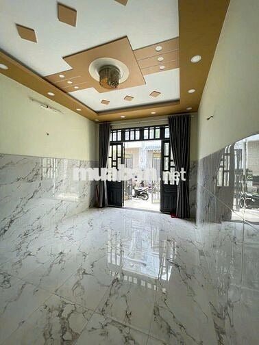 NHÀ ĐẸP 2 TẦNG, 2 MẶT TIỀN HẺM XE HƠI THÔNG, (4X14)M2, 4,38 TỶ CÒN TL