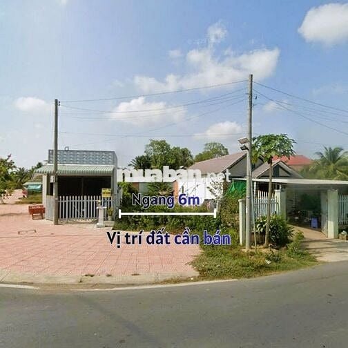 ĐẤT NỀN CÓ THỔ TẠI NGÃ TƯ D1, LONG HỒ, VĨNH LONG giá chỉ 8 triệu/m²