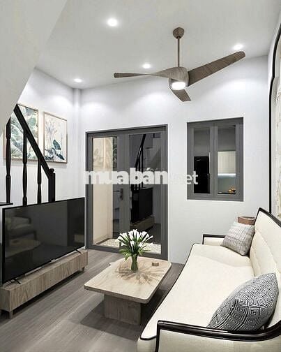 Nhà Trệt Lầu 2PN Full Nội Thất Hẻm Đường Ngô Quyền chỉ 5 triệu