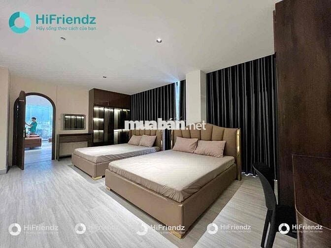 CHO THUÊ CĂN HỘ CAO CẤP 2 PHÒNG NGỦ BAN CÔNG NGAY CẦU BÌNH LỢI