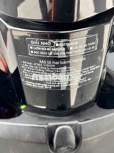 cần thanh lý xe vision bs cần thơ đúng chủ