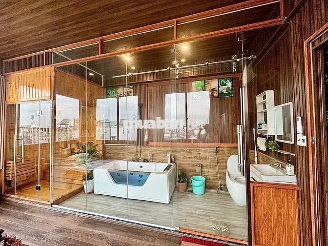 BIỆT THỰ LÊ VĂN THỌ GÒ VẤP THANG MÁY FULL NỘI THẤT GỖ 80m² 12.8T TL