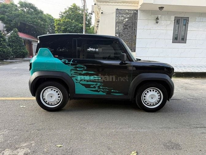 Vinfast VF3 Pin Thuê T12/2024 Màu Xanh Wrap Đen 