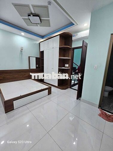 Nhà Mới 5x20 1hầm xe hơi. 3lầu Sân Thượng 5pn 5wc