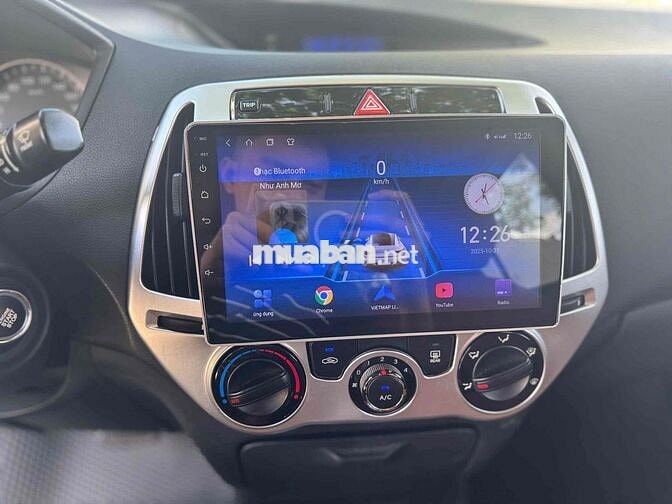 Hyundai I20 AT 2013 màu trắng , ODO 6v5 chuẩn