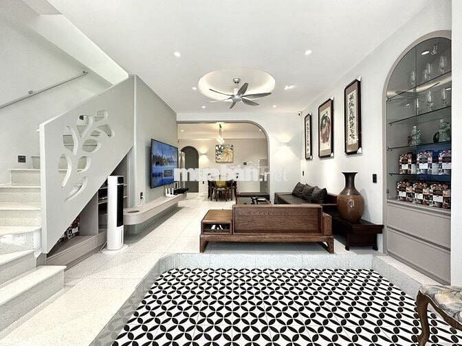 HOÀNG HOA THÁM-P6 KHU LAM SƠN-70M2-3TẦNG-NHÀ ĐẸP PHONG CÁCH ĐÔNG DƯƠNG