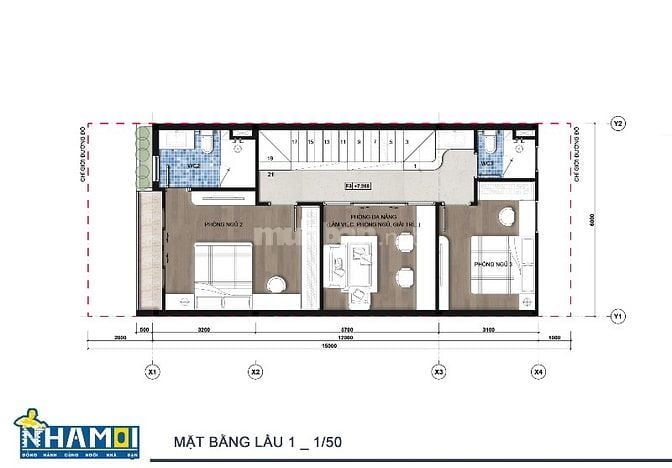 Bán gấp nhà đang xây 1 trệt 1 lửng 2 lầu với 5 phòng ngủ và tolet