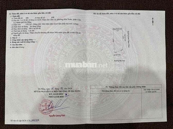 Bán lô Góc Vi Trí Kinh Doanh Mẹ Thứ, sầm uất bậc nhất Hoà Xuân