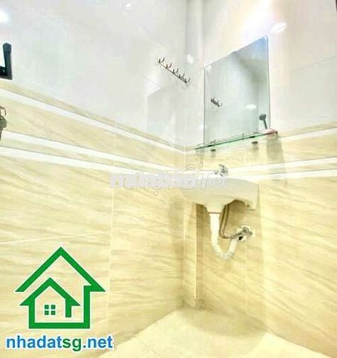 NHÀ MỚI FULL NỘI THẤT, PHỐ ẨM THỰC HỒ THỊ KỶ, HẺM 6M THÔNG, 3 TẦNG