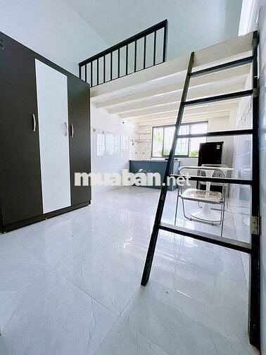 KHAI TRƯƠNG PHÒNG CÓ GÁC 45m2 CỬA SỔ THOÁNG SÁNG Ở PHÚ NHUẬN GẦN Q3,Q1