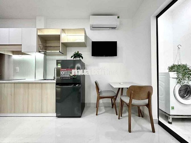 ✨ CĂN HỘ STUDIO BAN CÔNG CAO CẤP FULL NỘI THẤT NGAY CV LÀNG HOA ✨