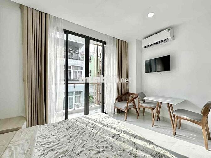 ✨ CĂN HỘ STUDIO BAN CÔNG CAO CẤP FULL NỘI THẤT NGAY CV LÀNG HOA ✨