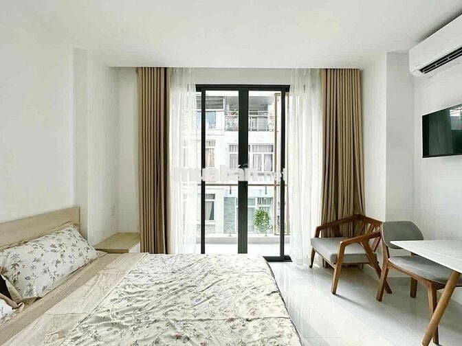 ✨ CĂN HỘ STUDIO BAN CÔNG CAO CẤP FULL NỘI THẤT NGAY CV LÀNG HOA ✨