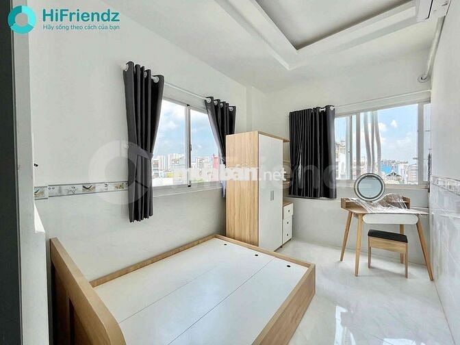 Cho thuê 2 phòng ngủ rộng hơn 45m2 ngay cầu chữ Y có máy giặt riêng