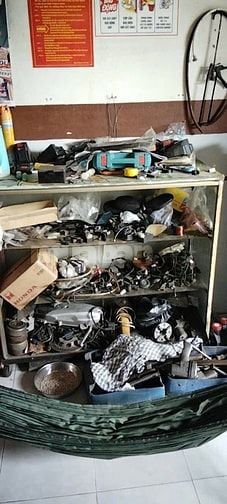 Cần sang tiệm sửa xe, chợ hồ Trọng Quý, Q6, 50 triệu