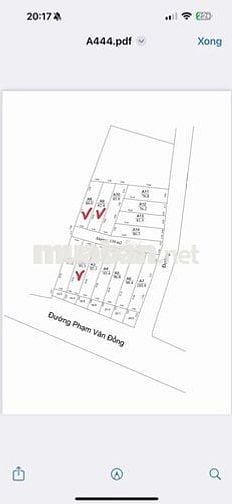 Đất trục chính Phạm Văn Đồng, Xuân Hòa, Phúc Yên, Vĩnh Phúc