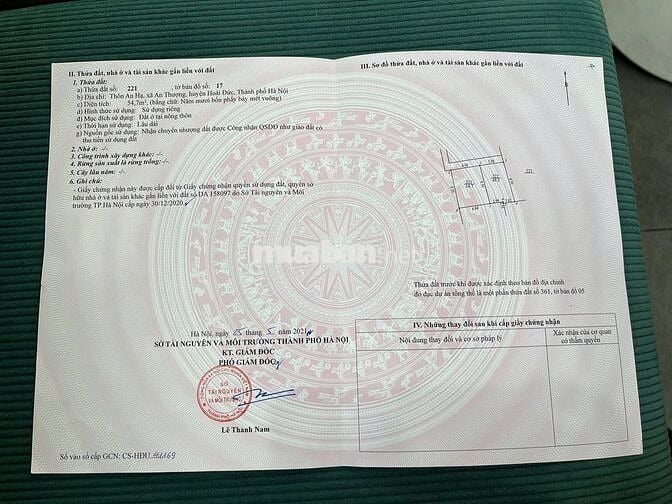 AN THƯỢNG 55M2 NỞ HẬU-NGÕ Ô TÔ -4.83TỶ- *** 1 NHÀ BÁN-SẴN NHÀ C4