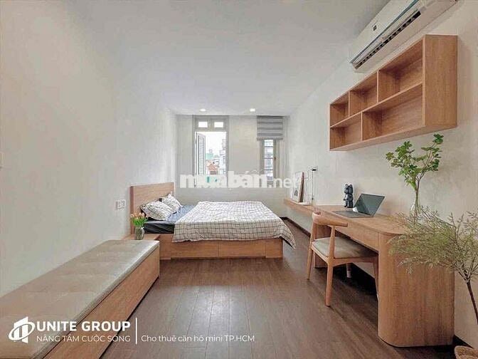 Phòng cho thuê Bình Thạnh gần Hàng Xanh_Full nội thất, cửa sổ lớn